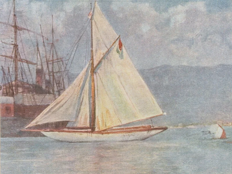 1873-Árpád Basch - Gabbiano